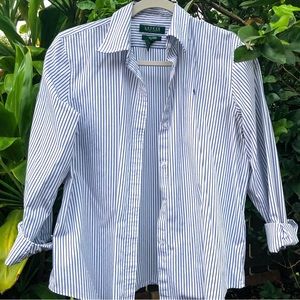 Lauren x Ralph Lauren Striped Button Down